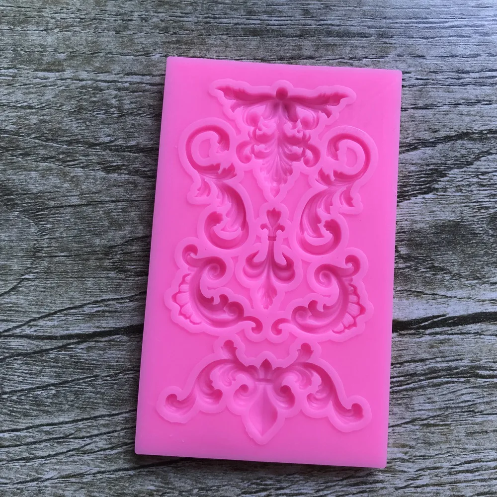 Рельефная силиконовая 3D форма для помадки украшение торта искусственные