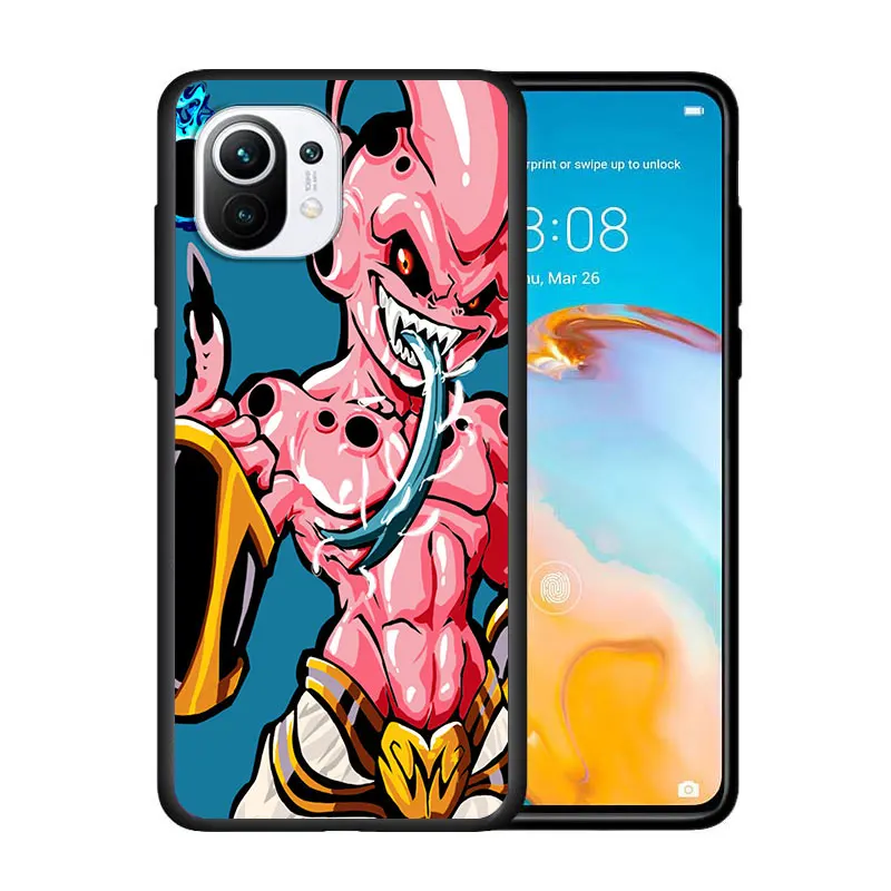 

Anime DBZ for Xiaomi Mi 11 10T Note 10 Ultra 5G 9 9T SE 8 A3 A2 A1 6X Pro Play F1 Lite 5G Black Phone Case