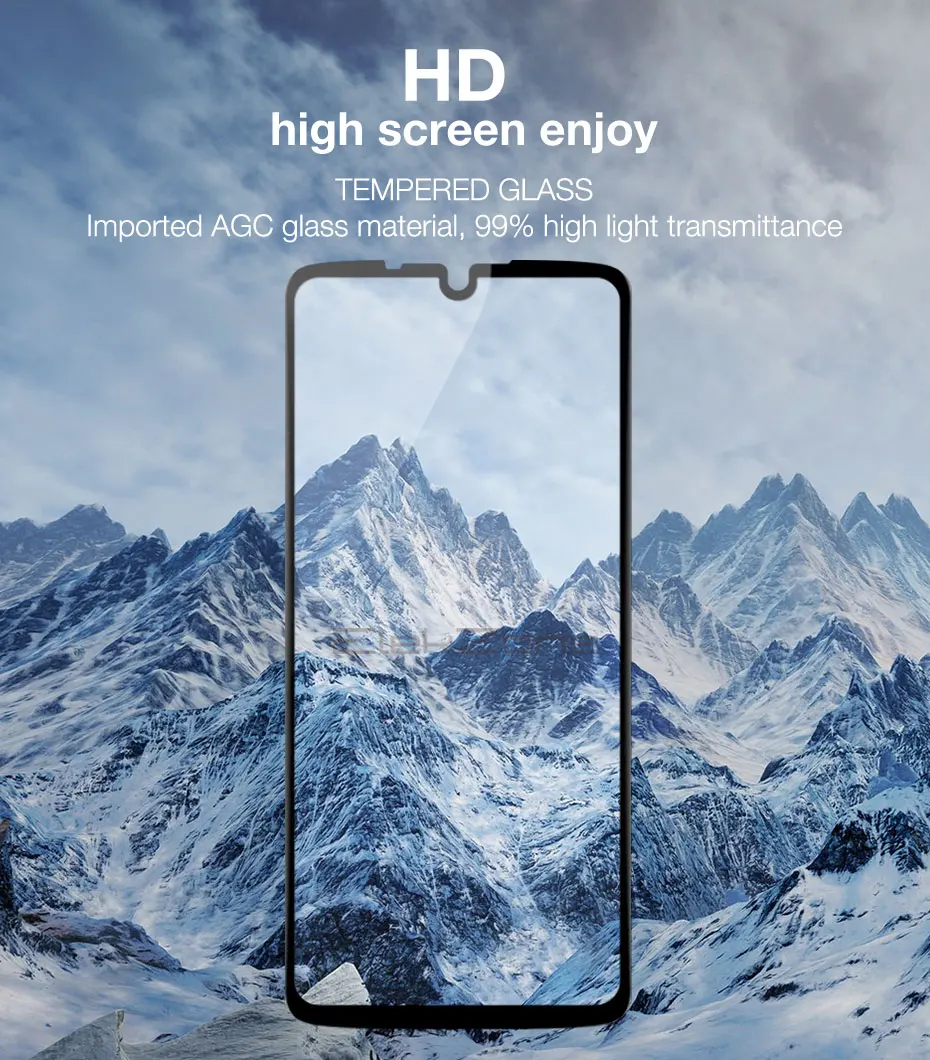 Полное стекло для Motorola Moto Z4 закаленное полное покрытие 6 4 дюймов HD экран