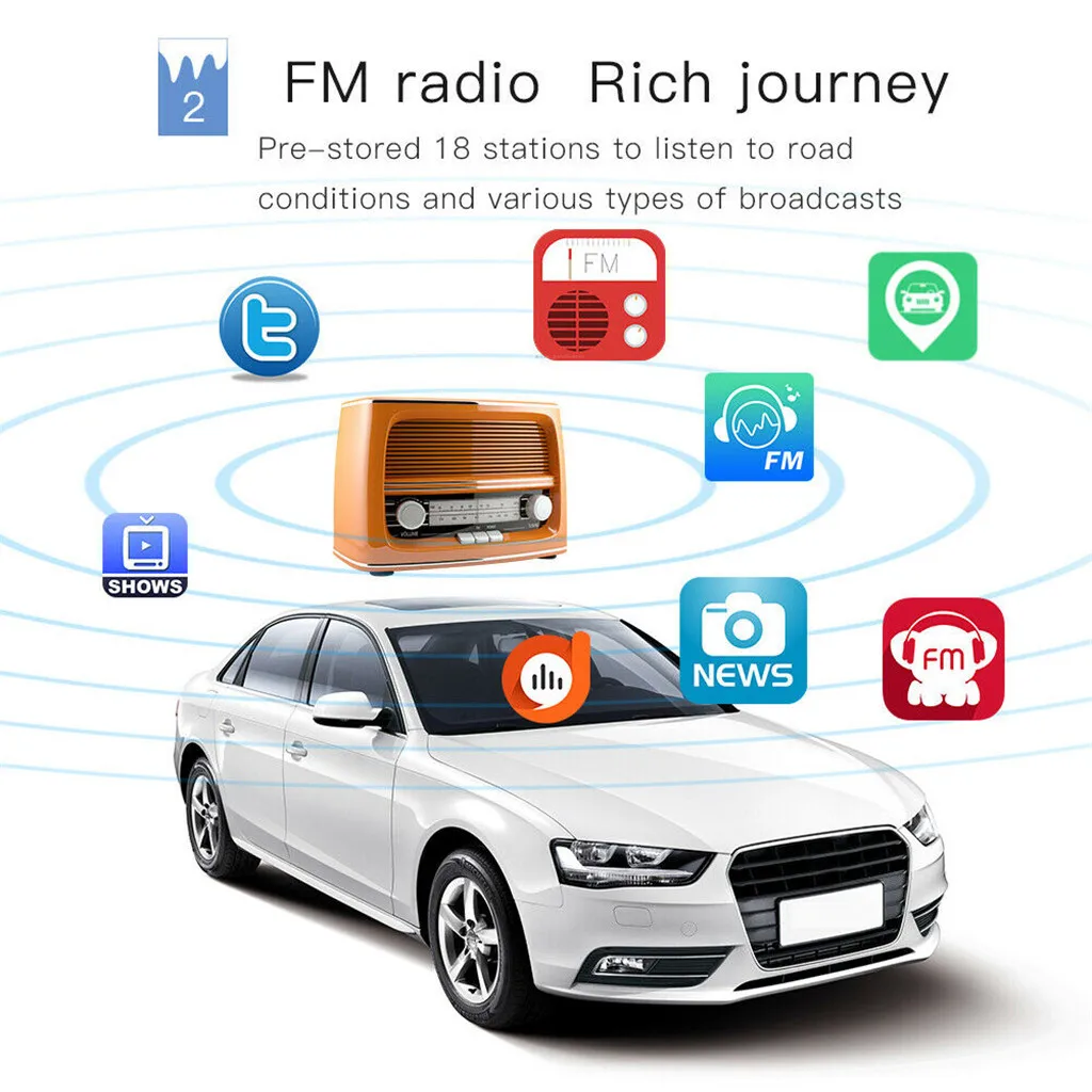 1 Din автомобильный стерео MP3 музыкальный плеер DC 12 В FM-радио AUX USB U-Disk карта Тип
