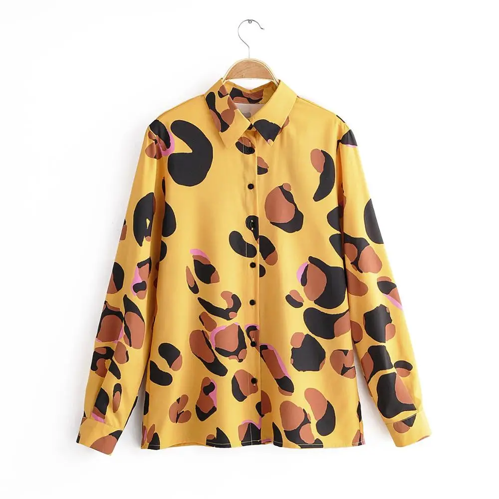 Женская офисная блузка с длинным рукавом элегантная повседневная приталенная