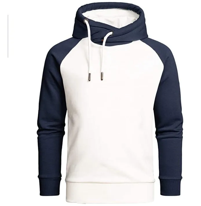 

2020 Mens Hoodies Patchwork Hooded Slim Winter Thicken Sweatshirt Man Pullovers Hoodie Street Hoodies Sportswear Tracksuit Tops