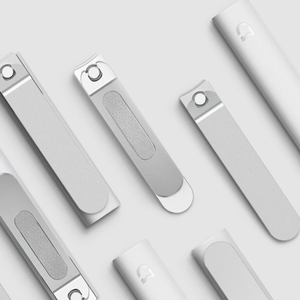 Кусачки для ногтей Xiaomi Mijia из нержавеющей стали с крышкой от брызг кусачки