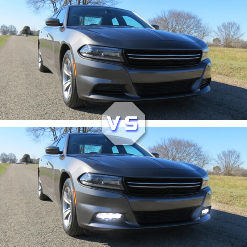 2 шт. светодиодный ные фары для Dodge Charger 2015-up Автомобильные ангельские глазки