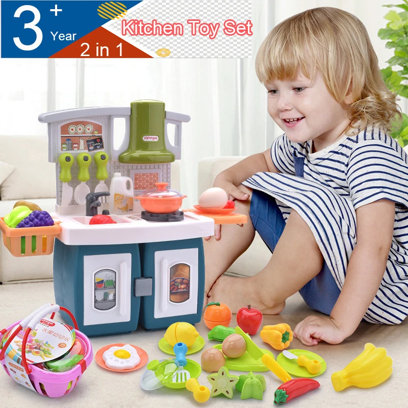 Детский домик для ролевых игр игрушка резки фруктов пластиковых овощей еды