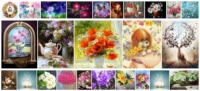 a53886 flower fairy cross stitch kit people 18ct 14ct 11ct count canvas stitches embroidery diy handmade needlework