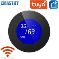 tuya smart wifi natural gas sensor combustible household smart lpg gas alarm detector leakage sensor wifi temperature detectors