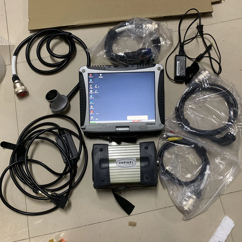 

mb star c3 with software super ssd with cf19 laptop full set diagnostic tool ready to use mb star c3 multiplexer rs232 to rs485