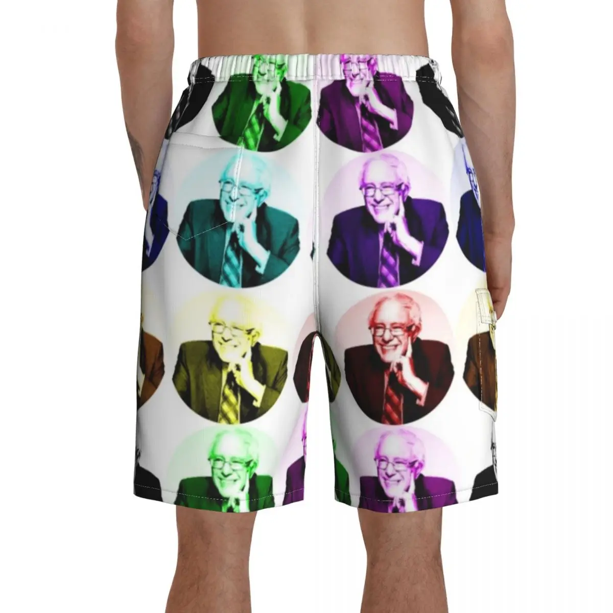 

Pop Art Board Shorts Bathing Swimming Trunks Polyester Pattern Men Swim Trunks