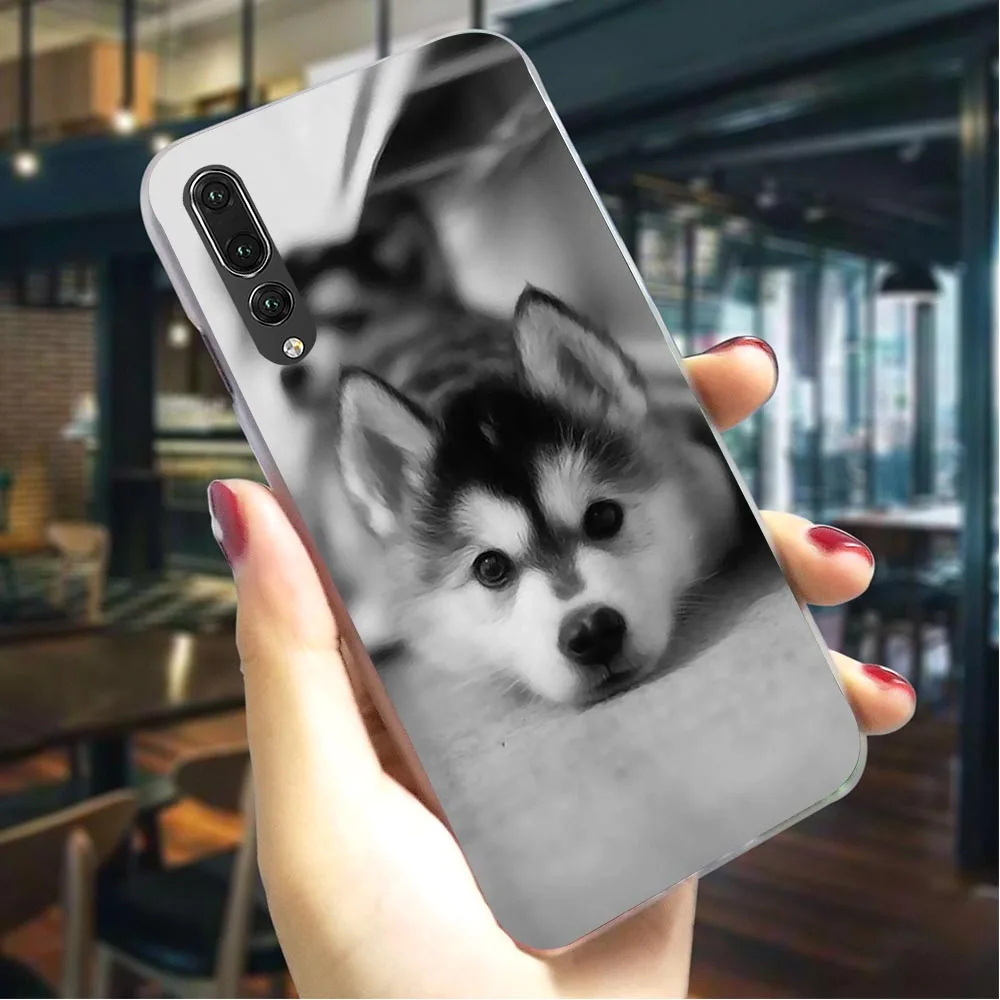 Чехол для телефона Huawei P Smart 2018 чехол щенка хаски P9 Lite Mini/2017 P10 20 30 Pro Z Mate 10