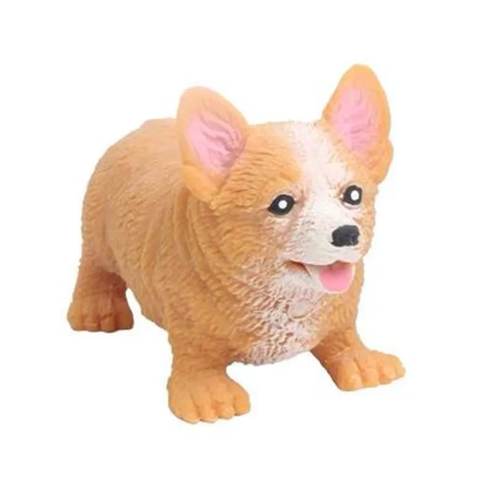 

Dwarf cute dog compression ball squeeze up Abreact soft sticky stress relief toy fun gift stress relief toy vent toy