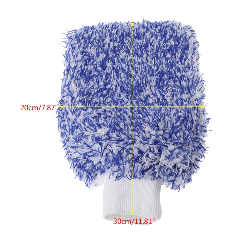 

Car Care Glove Plush Soft Microfibre Wash Mitt Microfiber Car Cleaning Detailing