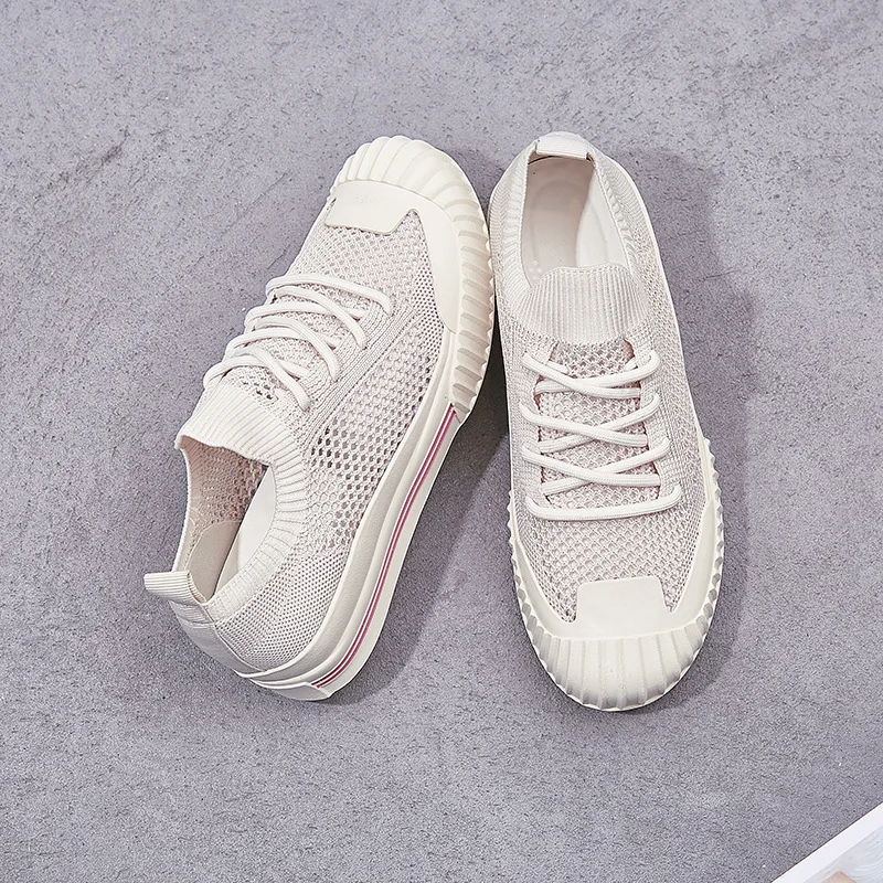 2019 Повседневная дышащая женская обувь из сетчатого материала Летние лоферы на