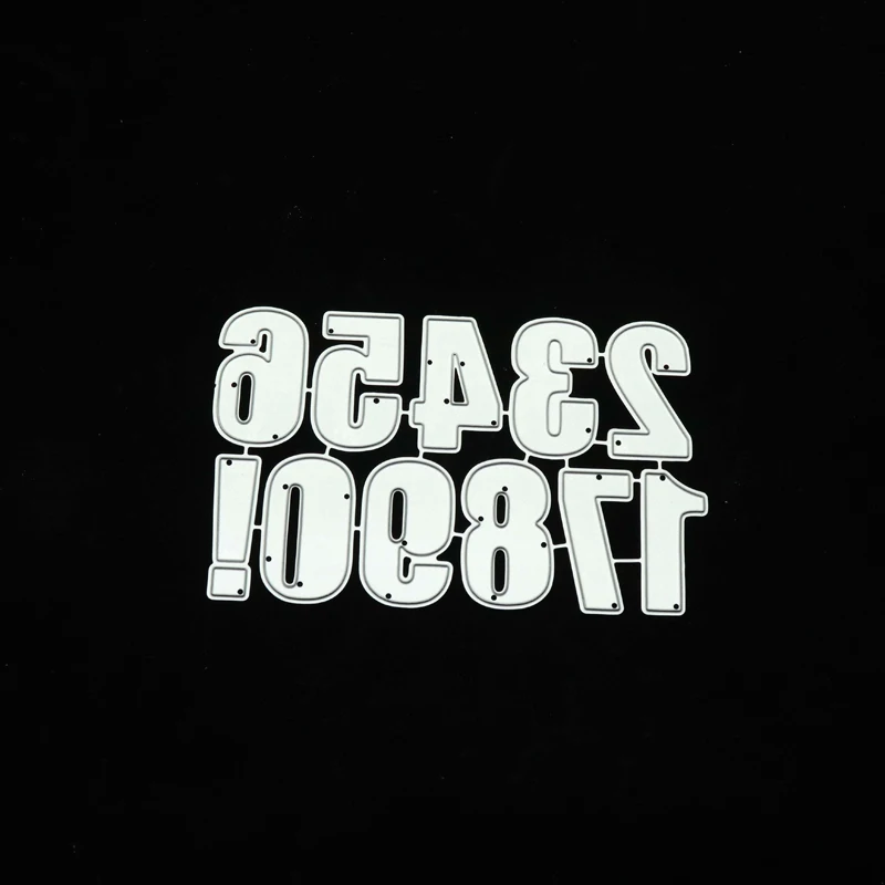 

JC Metal Cutting Dies 0-9 Digital Number for Scrapbooking Die Cut Card Make Shape Stencil Craft Mold Mould Model Decor Template