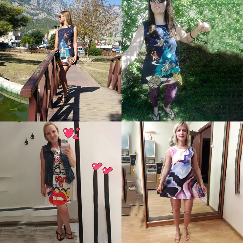 Женское платье в стиле единорога винтажное летнее пляжное вечернее бохо с 3D