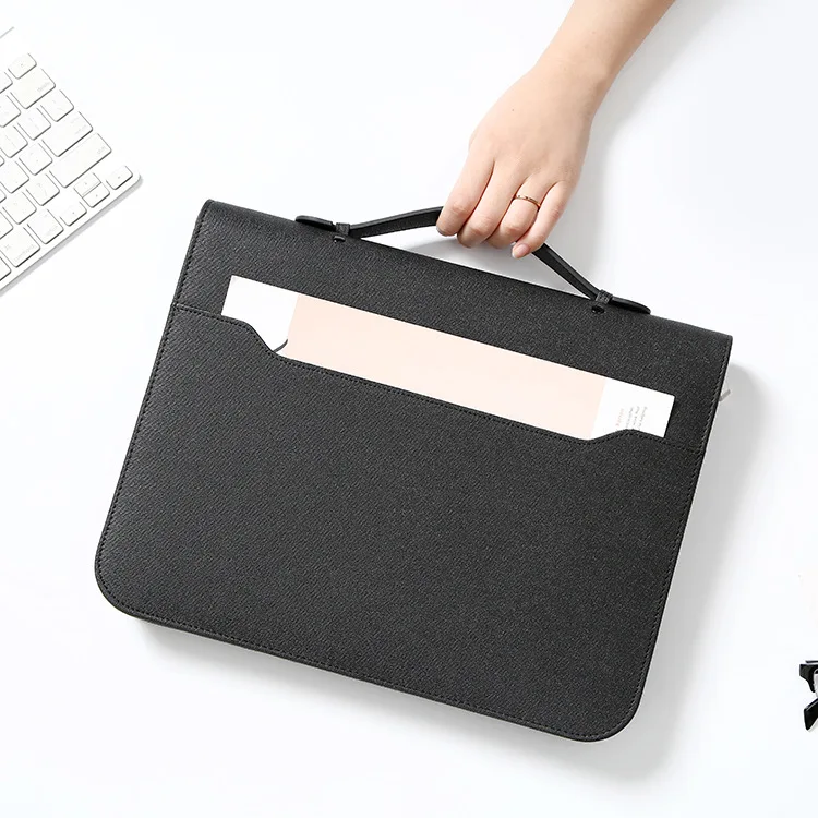 A5 из искусственной кожи офисная папка для документов многофункциональная