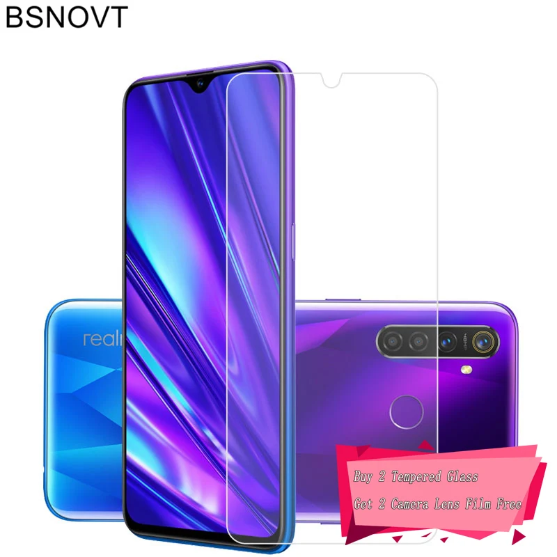 Закаленное стекло для OPPO Realme 5 Pro 2 шт. защитная пленка Защитное 5i 5|Защитные стёкла