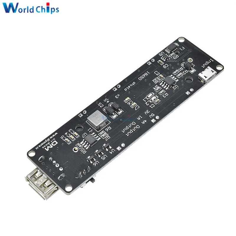 Diymore 18650 Защита аккумулятора V3 для Raspberry Pi WEMOS для Arduino Micro usb type-A USB выход Diy Kit