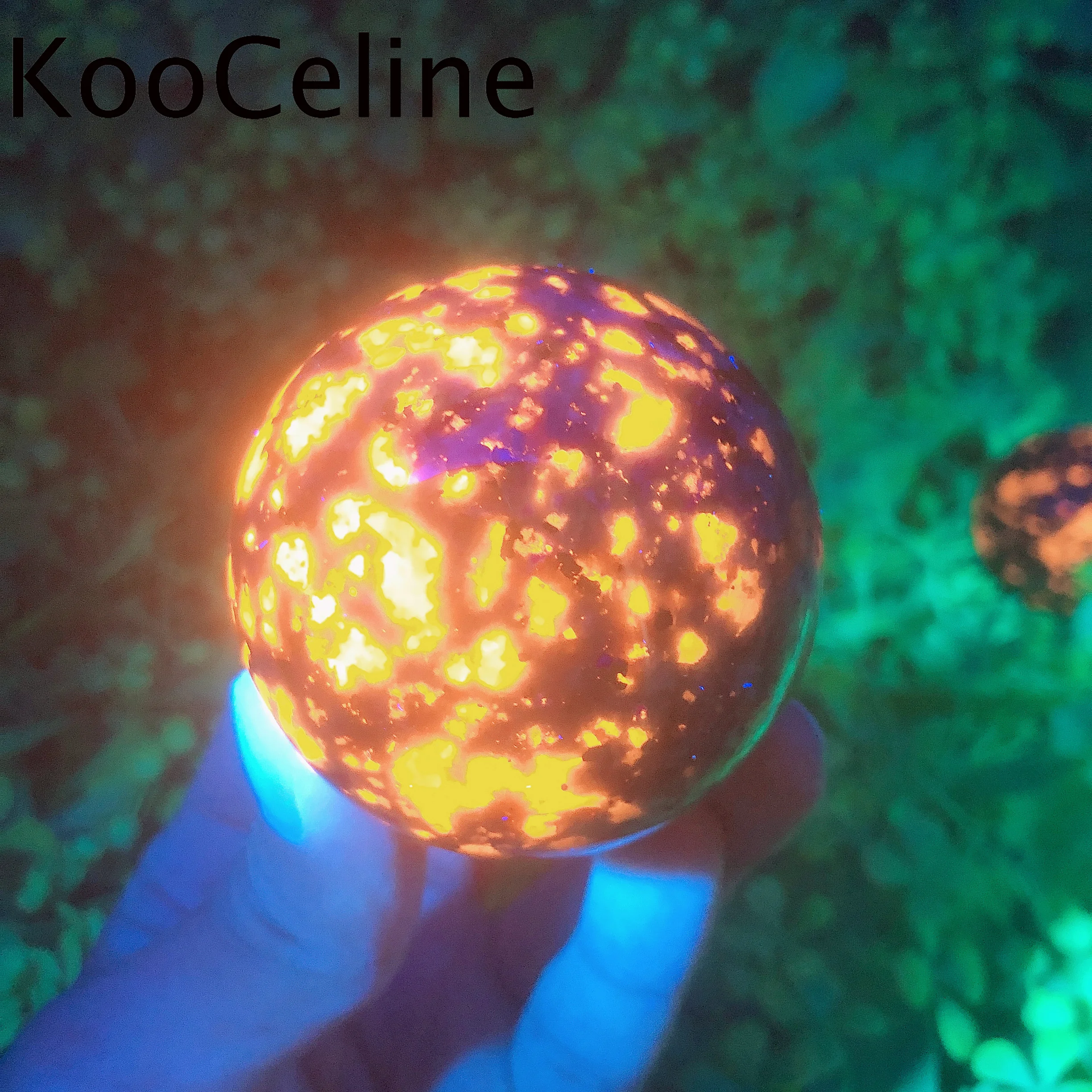 

7A+ Natural Crystals Quartz Yooperlite Sphere Energy Ball Reiki Stones Room Home Office Aquarium Decoration Accessories Gemstone