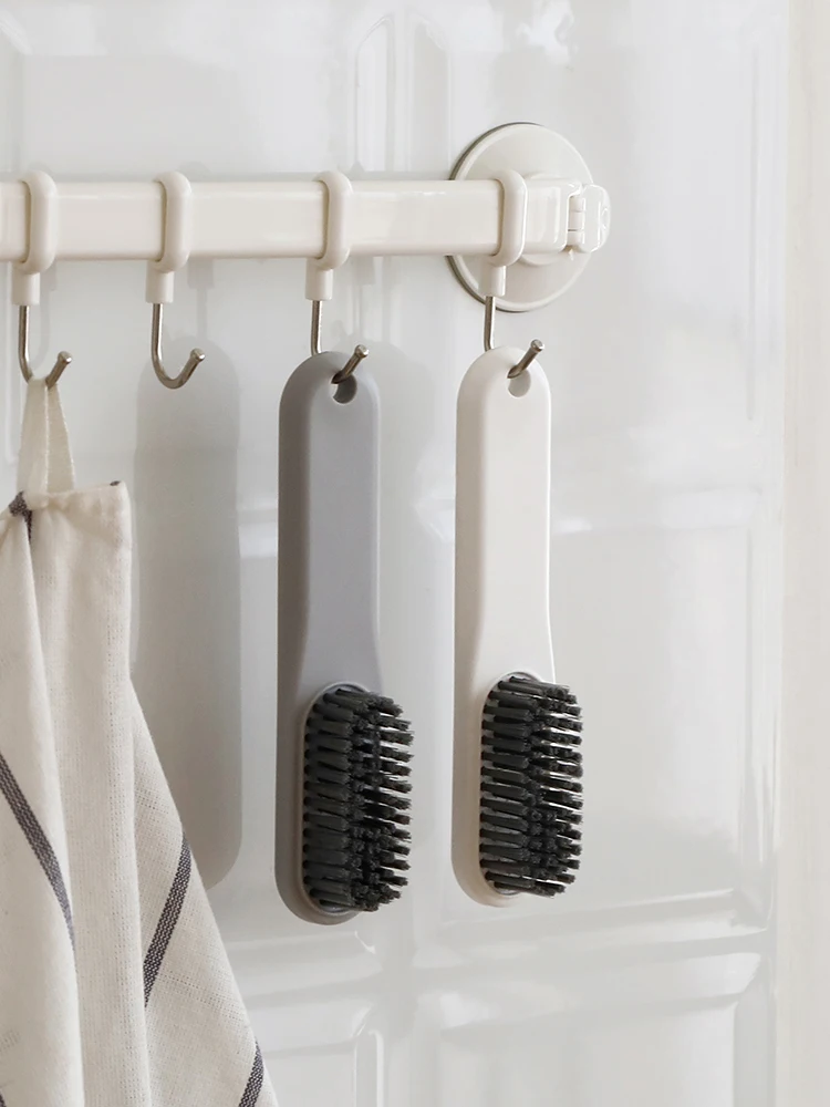 

long-handled shoe brush household laundry small brush plastic multifunctional soft bristles cleaning laundry brush