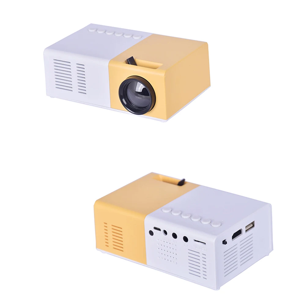 2500 Lumens 1280x800P Full HD Mini Projector for Home Theater Video Projector Movie Player Gift
