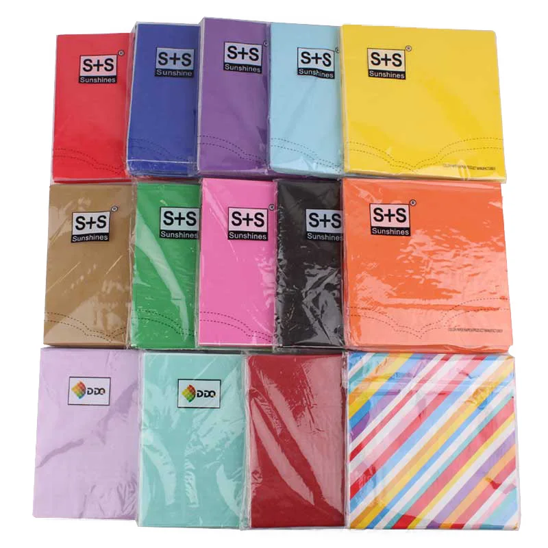 

servilleta papel，Green Red Blue Theme Disposable Paper Towels Birthday Party Decorations Kids Napkins Birthday Party Supplies