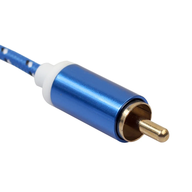 RCA аудио кабель разветвитель AUX 3 5 мм Джек 2 адаптер USB с нейлоновой оплеткой