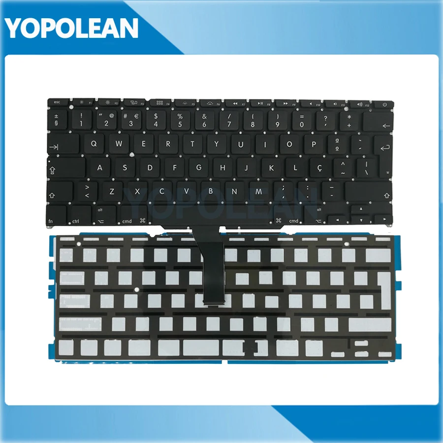 5 шт./лот новая португальская клавиатура с подсветкой для Macbook Air 11 &quotA1465 A1370 2011-2015