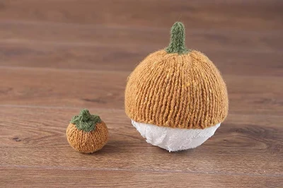 hat and pumpkin A Реквизит для фотосъемки новорожденных на Хэллоуин, одеяло, тканевый фон для детской фотосъемки, Осенние тыквенные фото-реквизиты, аксессуары для фотосъемки - Цвет: hat and pumpkin A