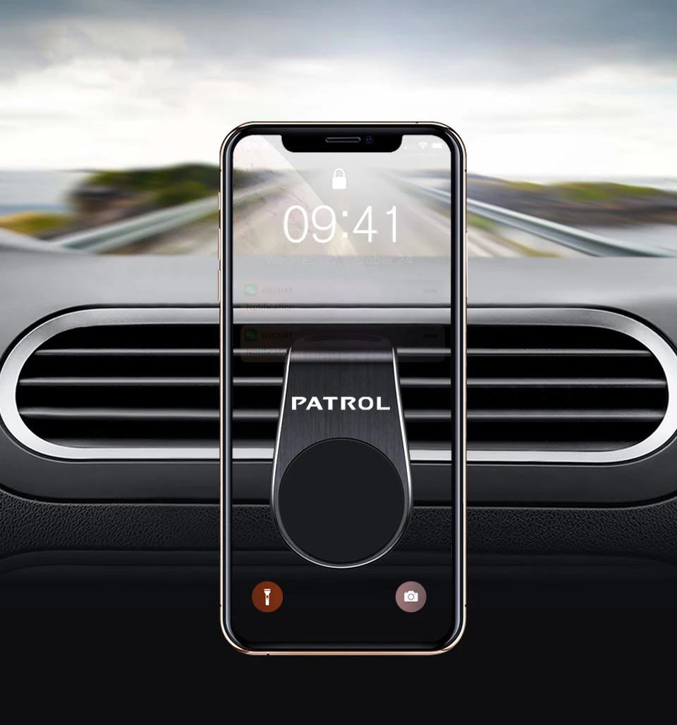 Металлический магнитный автомобильный держатель для телефона Nissan патруль Y60 Y61 Y62