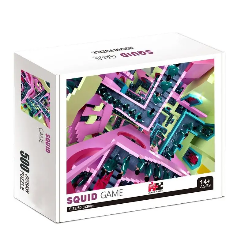 Игра-Головоломка кальмар из 500 деталей игрушки для детей мультяшное животное