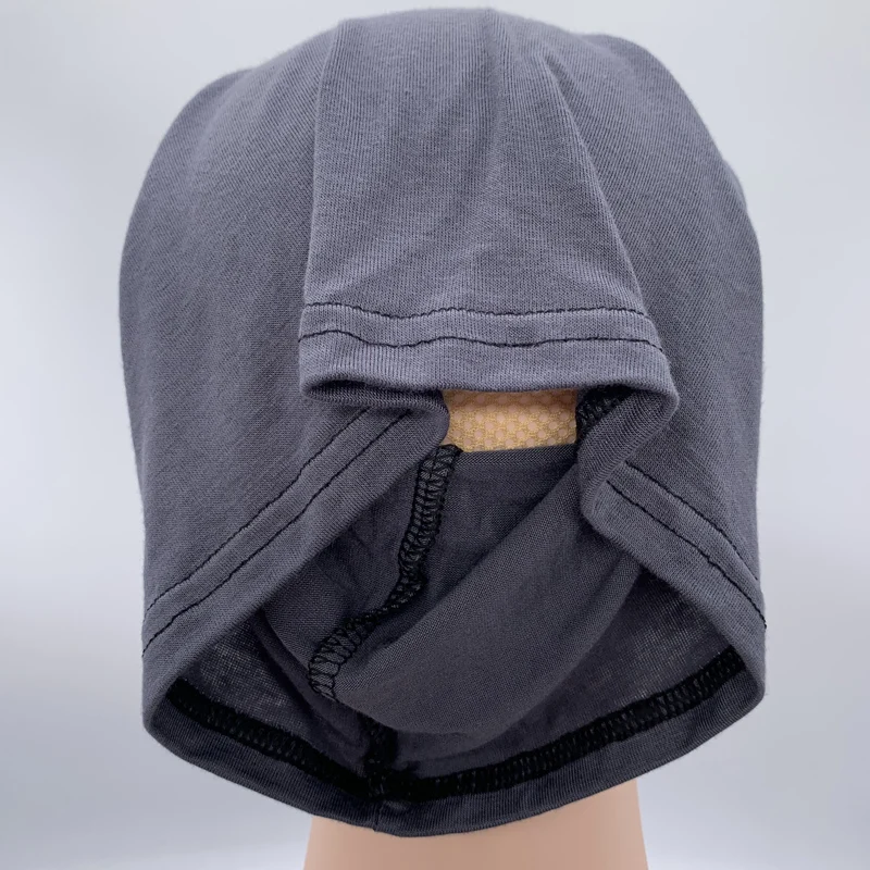 2023 New Jersey Cotton Earhole Underscarf Cap Elastic Muslim Inner Hijab Caps Cross Forehead Female Headscarf Turban Bonnet
