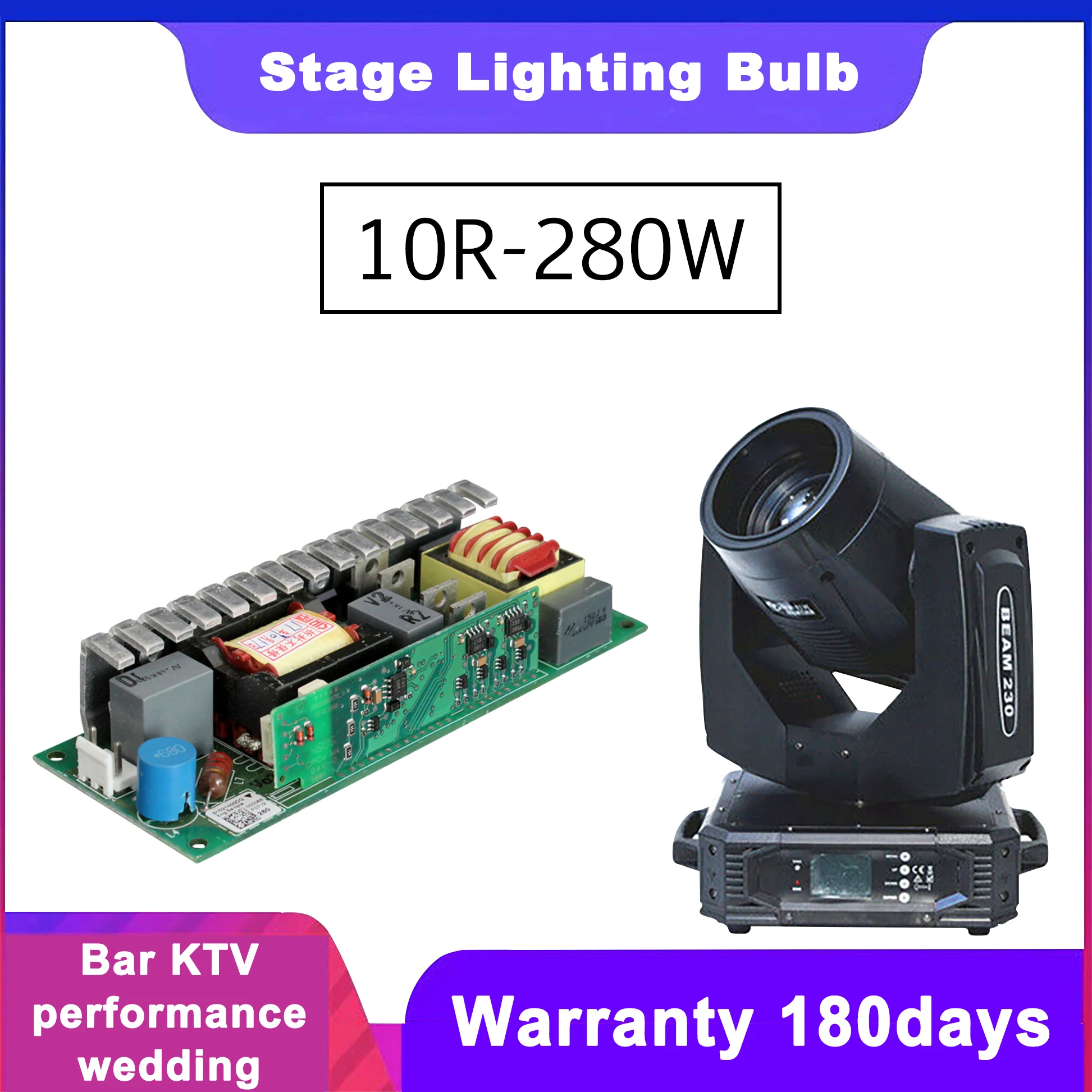 Starlight движущаяся головка лампа накаливания с лучом 10R 280 Вт Мощный балласт