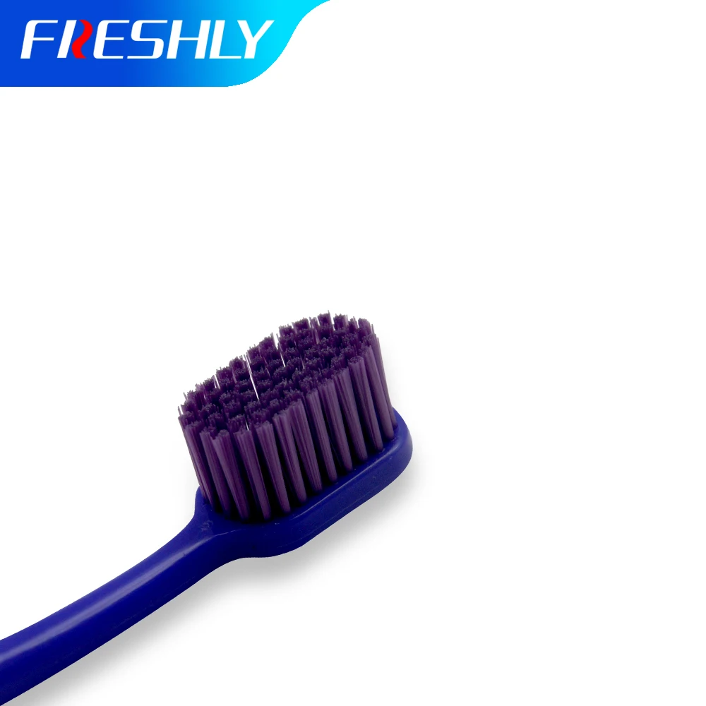 Свежезубная щетка Экологичная Мягкая щетина чистые десны для взрослых средняя