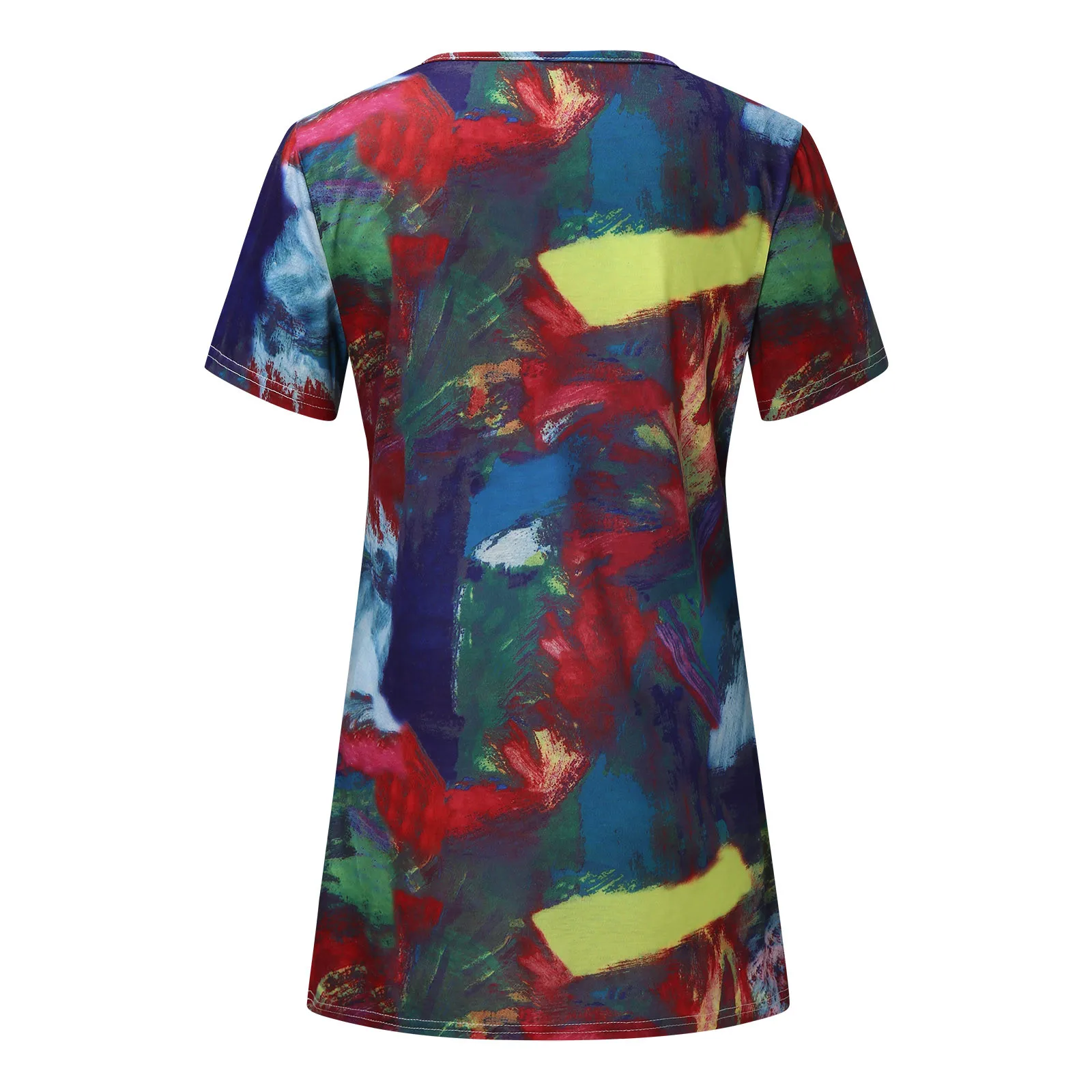 

Women's New Casual Loose And Comfortable Round Neck Printed Top T-shirt