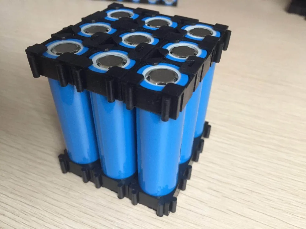 4x ABS 18650 Держатель батареи для хранения и переноски для фиксации Li Cells контейнер рамка перезаряжаемая серия жесткий пластиковый чехол кронштейн DIY