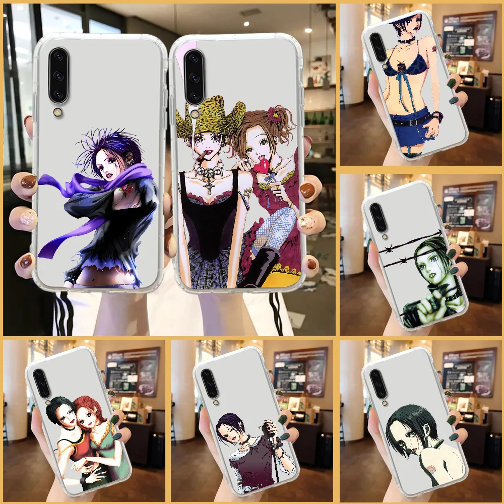

NaNa osaki Anime Phone Case For Samsung Galaxy A 3 5 7 8 10 20 21 30 40 50 51 70 71 E S 2016 2018 4G transparent trend cover