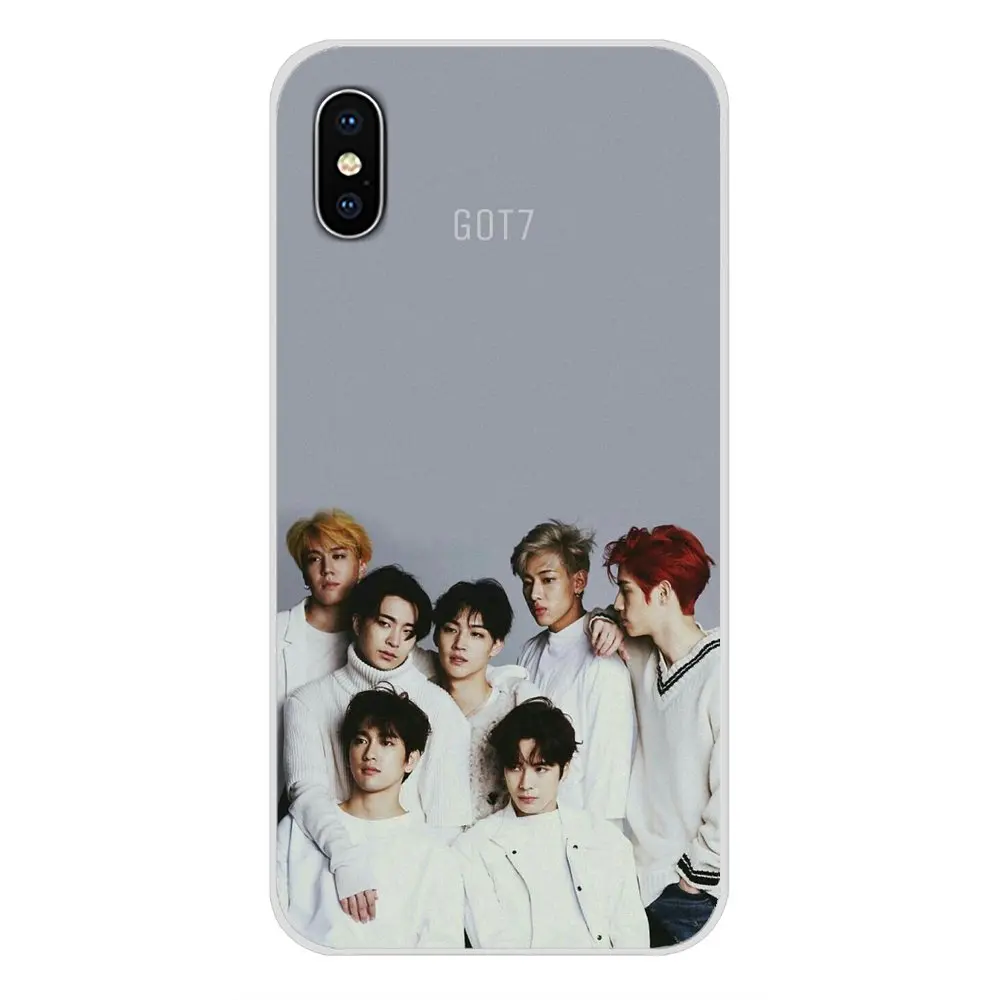 For LG G3 G4 Mini G5 G6 G7 Q6 Q7 Q8 Q9 V10 V20 V30 X Power 2 3 K10 K4 K8 2017 Accessories Phone Cases Covers Boy Group Kpop GOT7 | Мобильные