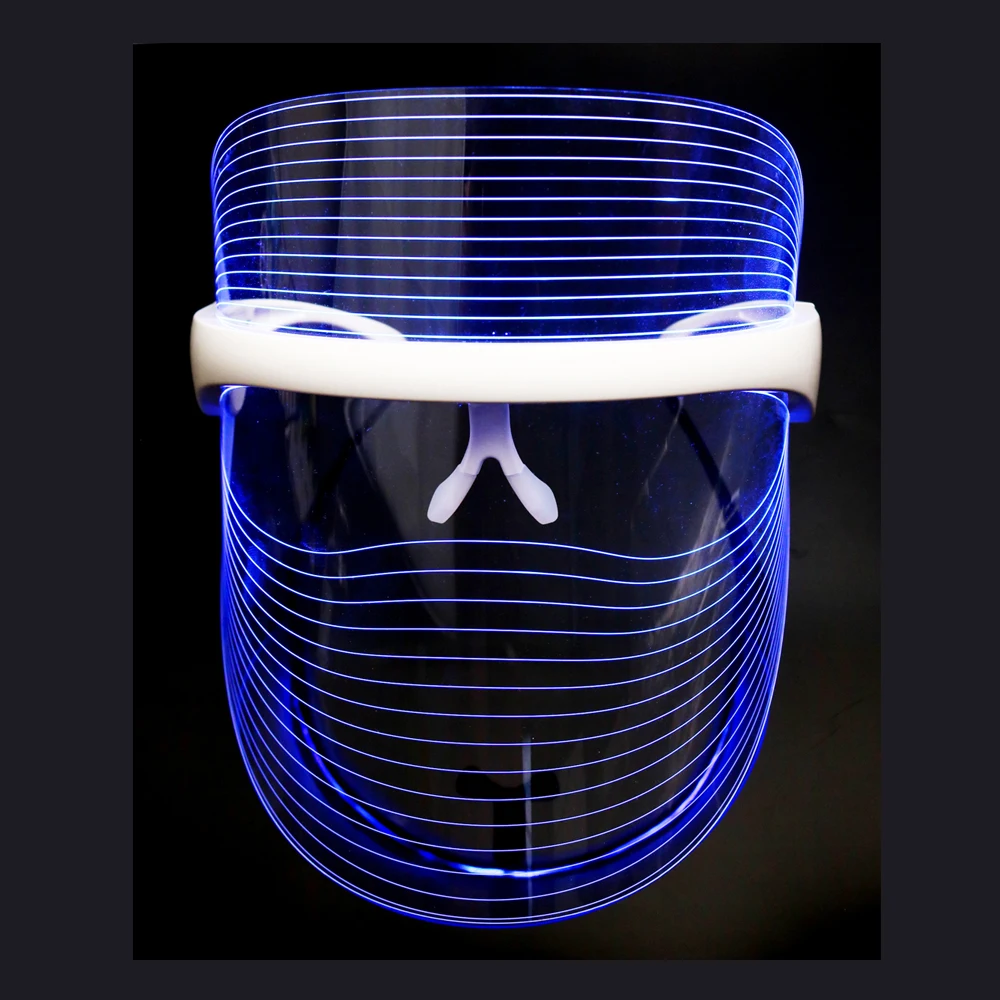 Новейшая маска для лица светодиодная с 3 вида цветов USB косметический инструмент