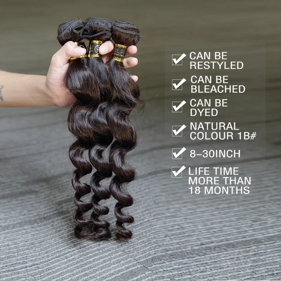 [Rosabeauty] OneCut волосы свободная волна 8 ''-32'' H бразильский необработанные