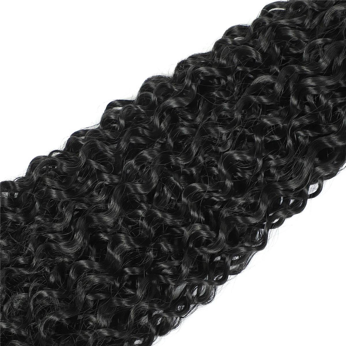 YunRong  Synthetic Ombre Curly Blonde Bundle Hair Weave Black 613 Kinky Curly Hair Extensions Heat Resistant Fiber Afro Curly