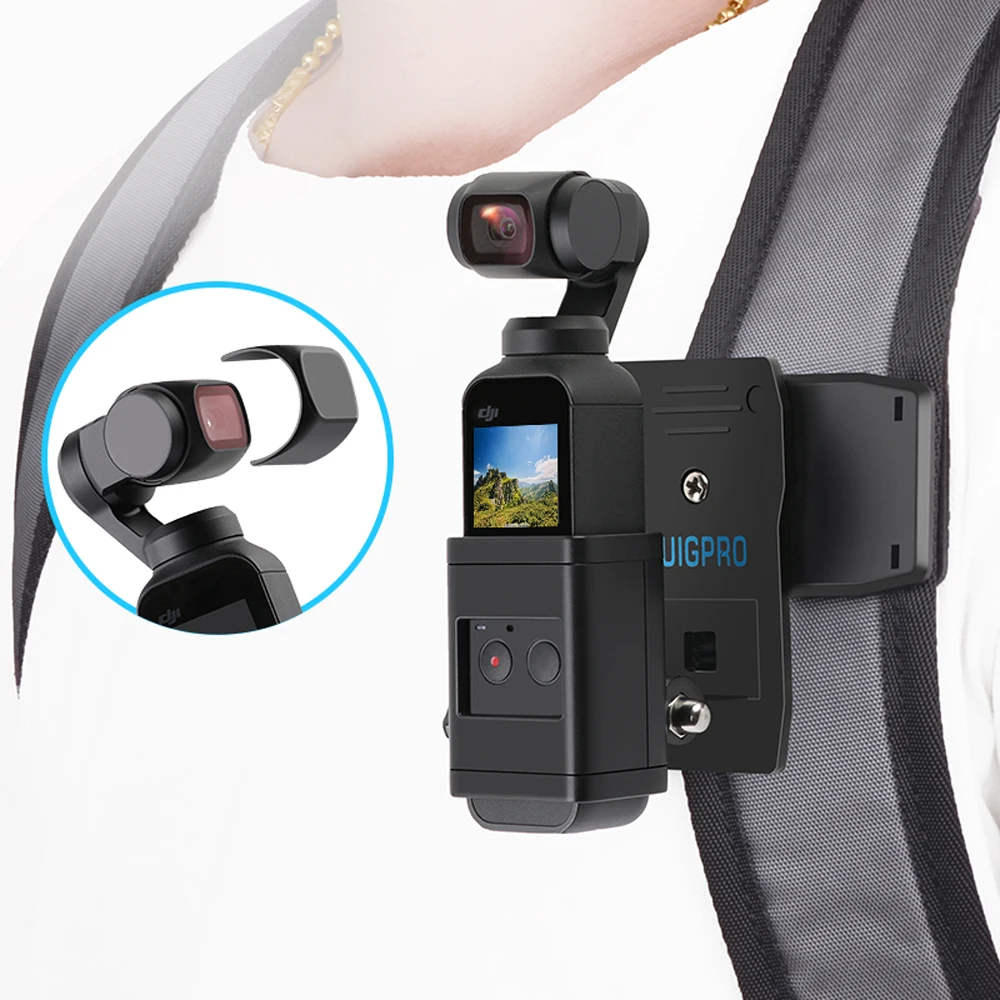 Clip de abrazadera para mochila/bolsa Osmo Pocket con cardán para cámara, adaptador fijo de montaje para DJI Osmo Pocket, accesorios de soporte para mochila