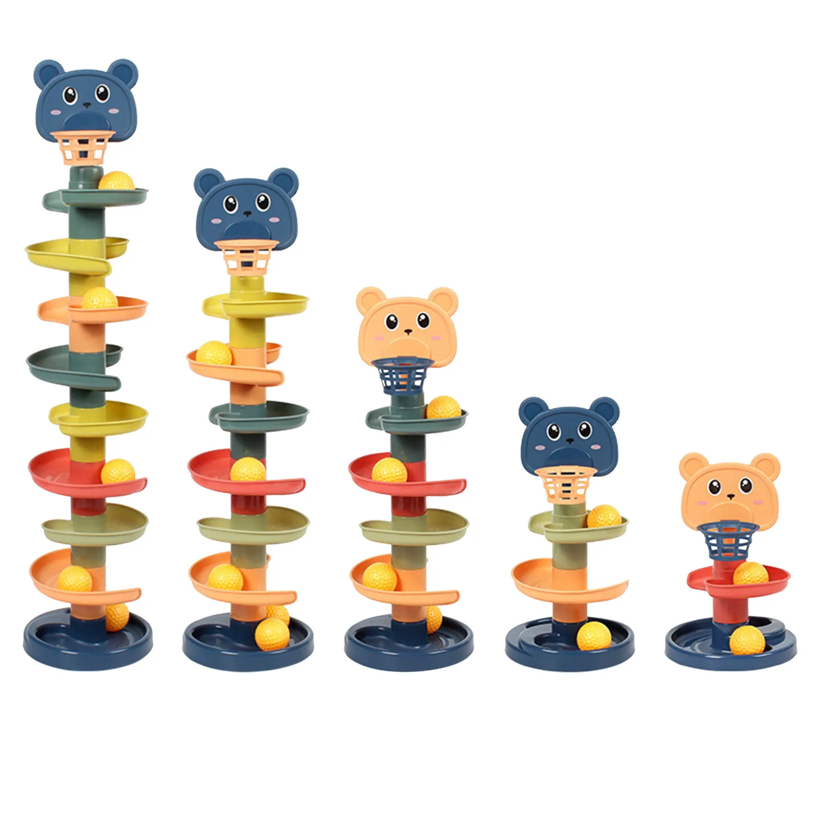 

Educational toys Toddler Ball Tower Ball And Roll Tower Educational Development Toys For Kids jouet bb