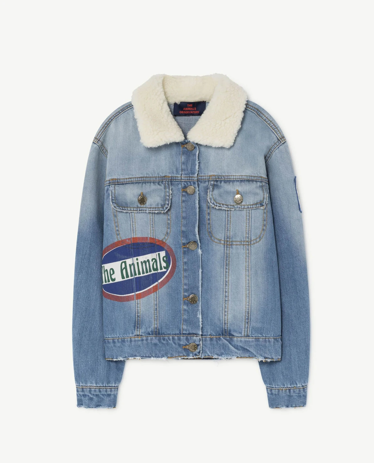 denim jacket Tao/Новинка года; Брендовая детская куртка; сезон осень-зима модное плотное пальто с принтом для мальчиков и девочек теплая верхняя одежда для маленьких детей - Цвет: denim jacket