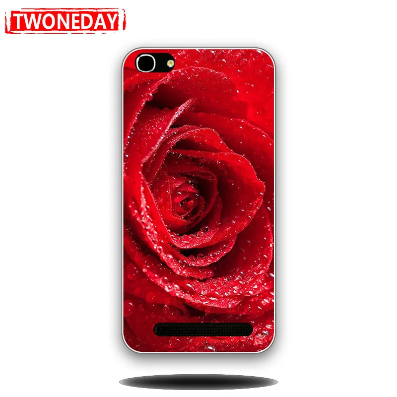 Силиконовый чехол для Doogee Y200 5.5 дюймов, мягкий TPU, защитный задний телефонный чехол с рисунком волка, цветов, кошки и розы