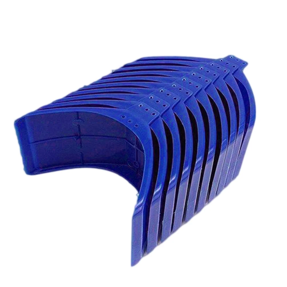 

10pcs Plastic Pigeon Perch Dove Rest Stand Frame Grill Dwelling Pigeon Perches Roost for Bird Supplies (Blue)