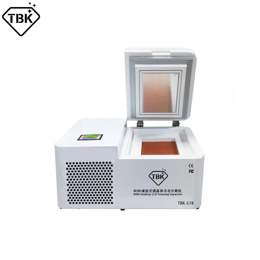 baratas Novo TBK-578 Mini Desktop Tela Lcd Separador Freezer Máquina De Separação Para Samsung Borda Para Iphone Tablet Tela Remodelação
