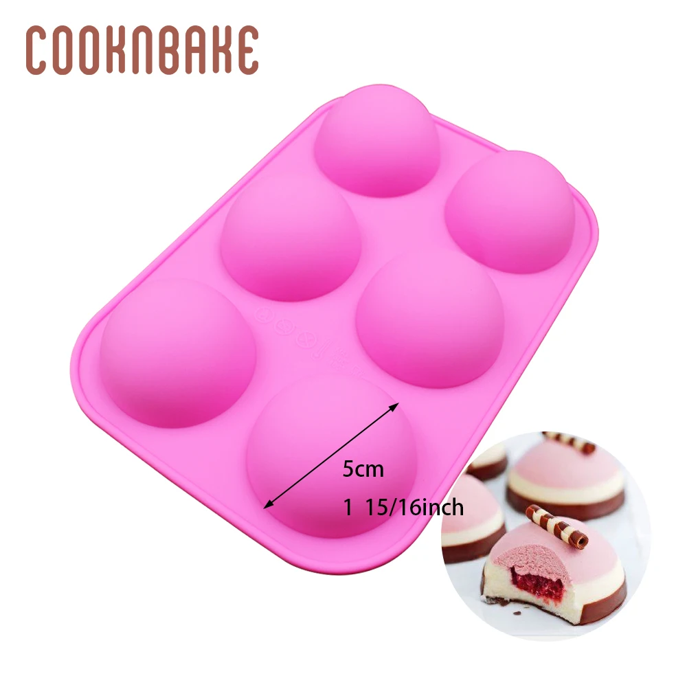 SSCM-001-3 COOKNBAKE силиконовая купольная форма для торта Круглый ручной работы инструмент для мыла шоколадные конфеты форма для выпечки хлеба торта оборудование для выпечки формы для желе, пудинга - Цвет: SSCM-001-3