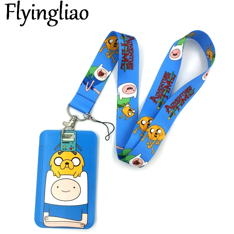 

Cartoon Anime Characters Fashion Lanyard ID Badge Holder Bus Pass Case Cover Slip Bank Credit Card Holder Strap Card Holder Gift