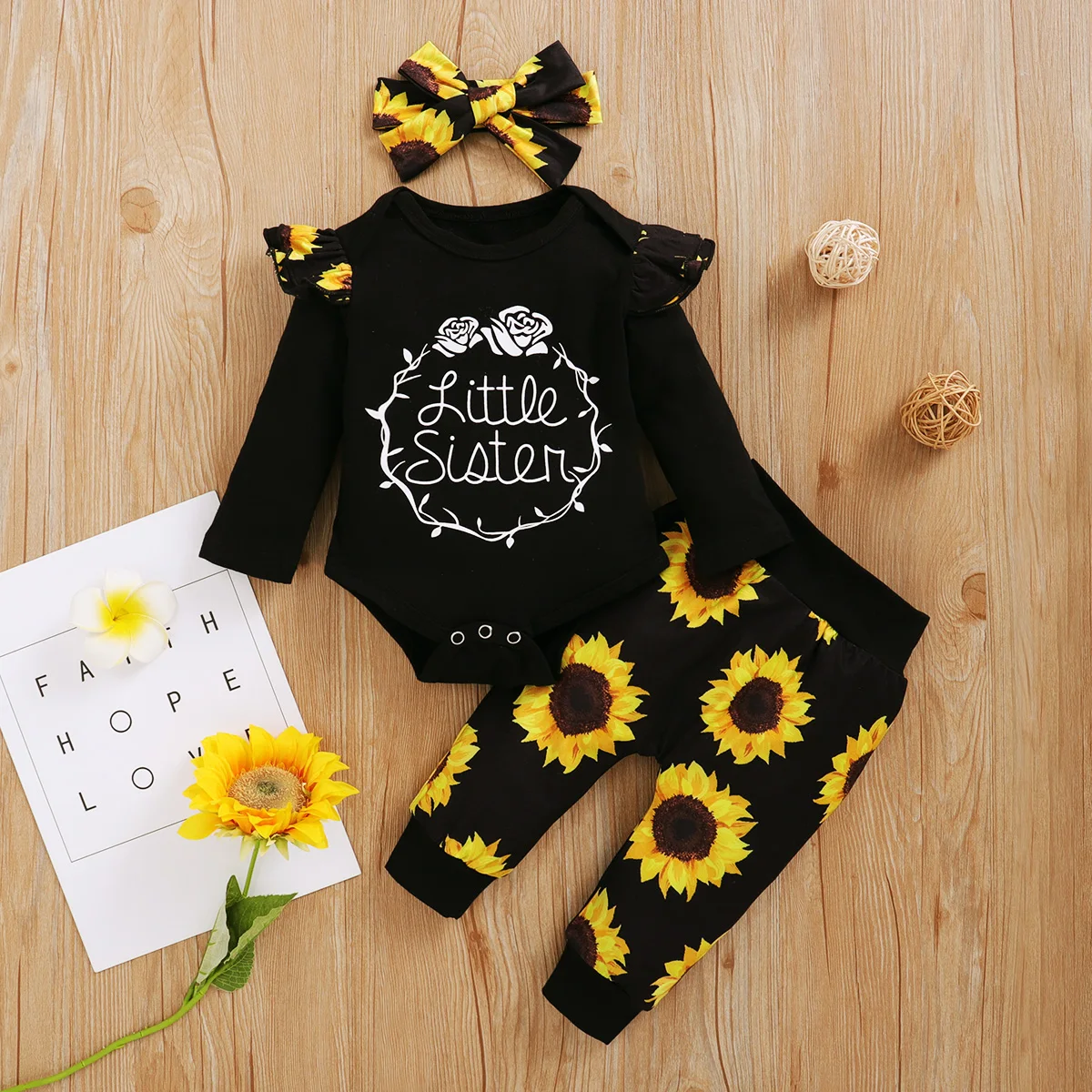 

0-24M Baby Girl Clothes Set Newborn Baby Clothes Toddler Girl Outfits Baby Bodysuit + Pants Infant Kids New Born Clothing